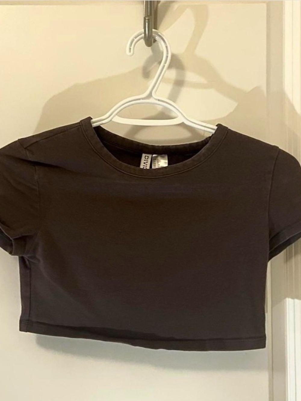 H&M Brown Cropped Tee